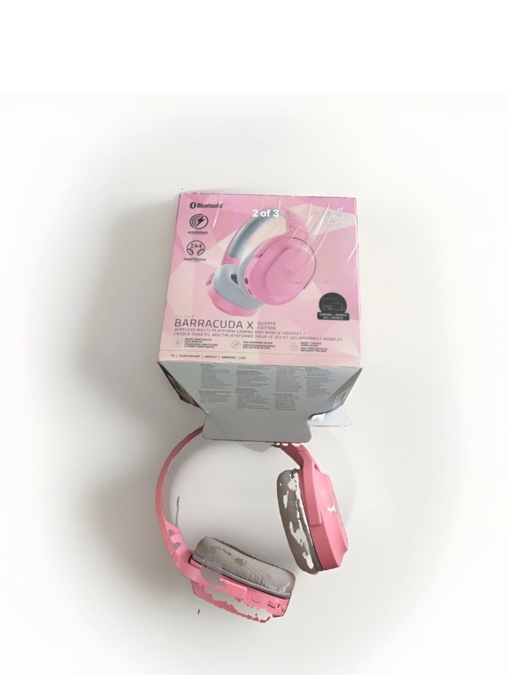 Barracuda X Pink Bluetooth Headphones